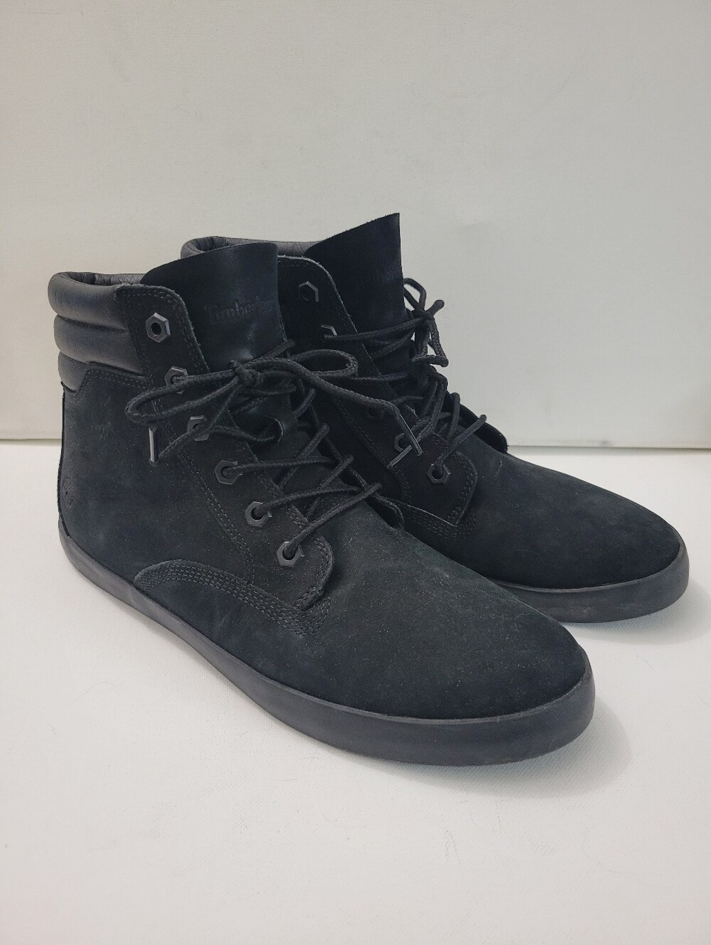 Timberland Shoes Mens Sz 10 Sneakers Boots Black High top Lace Up